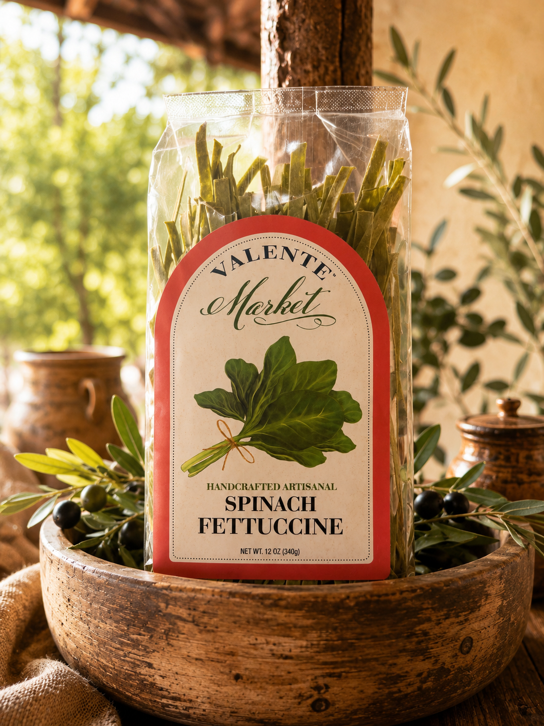 Valente-Spinach Fettuccine