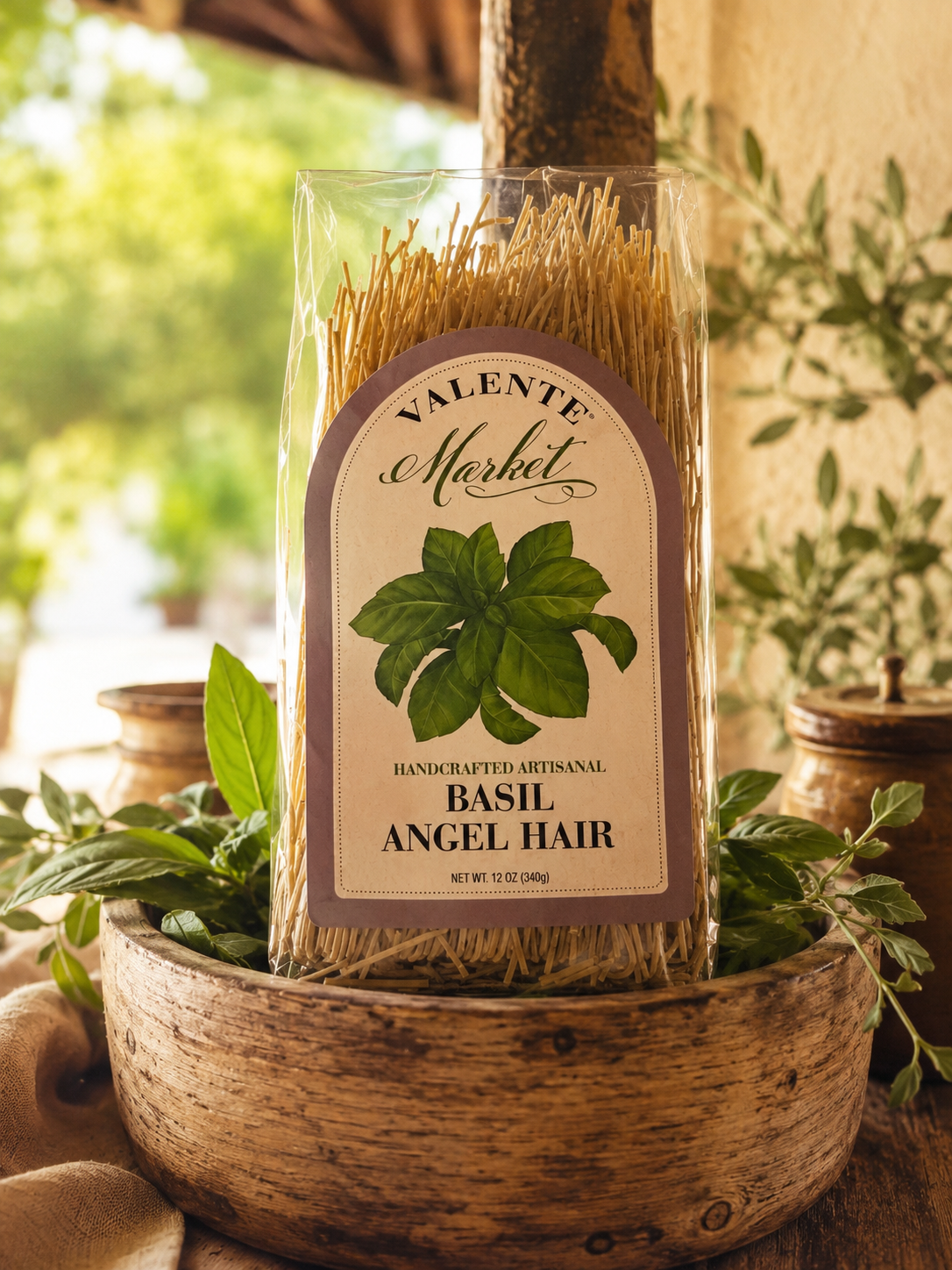 Valente-Basil Angel Hair Pasta