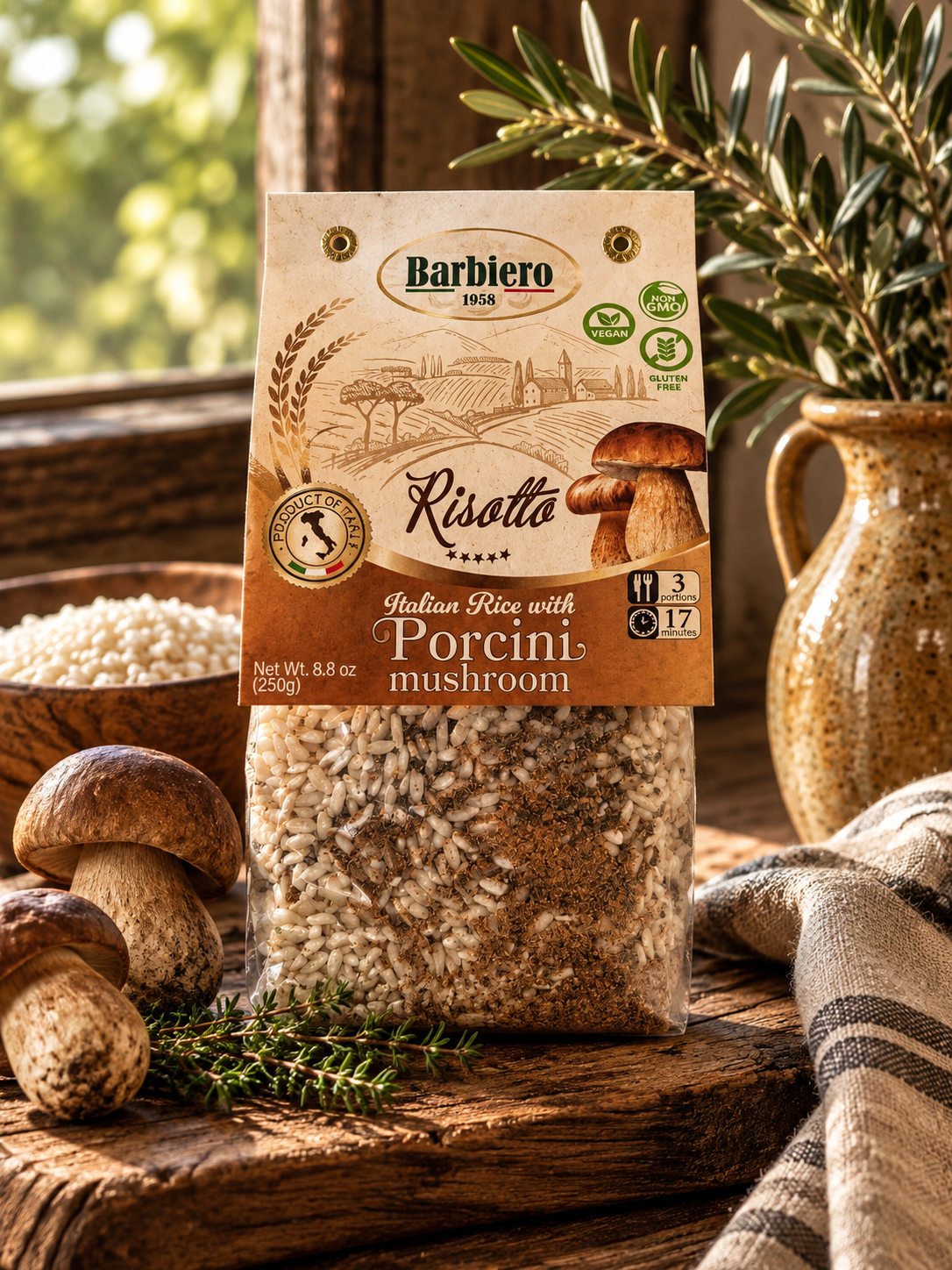 Risotto Porcini Mushroom