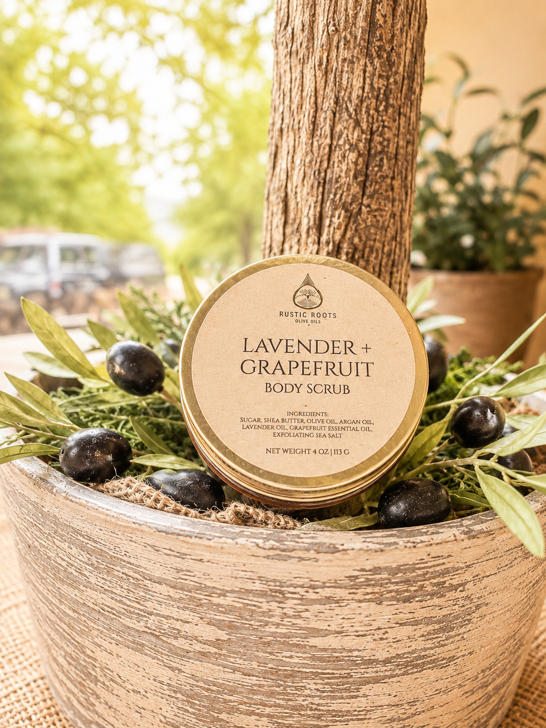 Whipped Sugar Scrub Lavender and Grapefruit