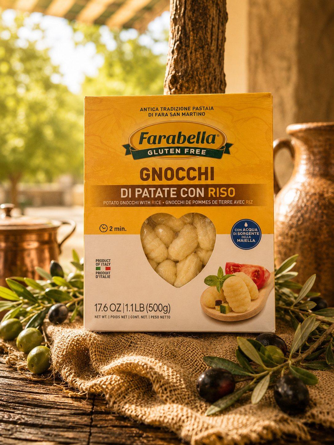 Gluten Free Potato Gnocchi with Rice