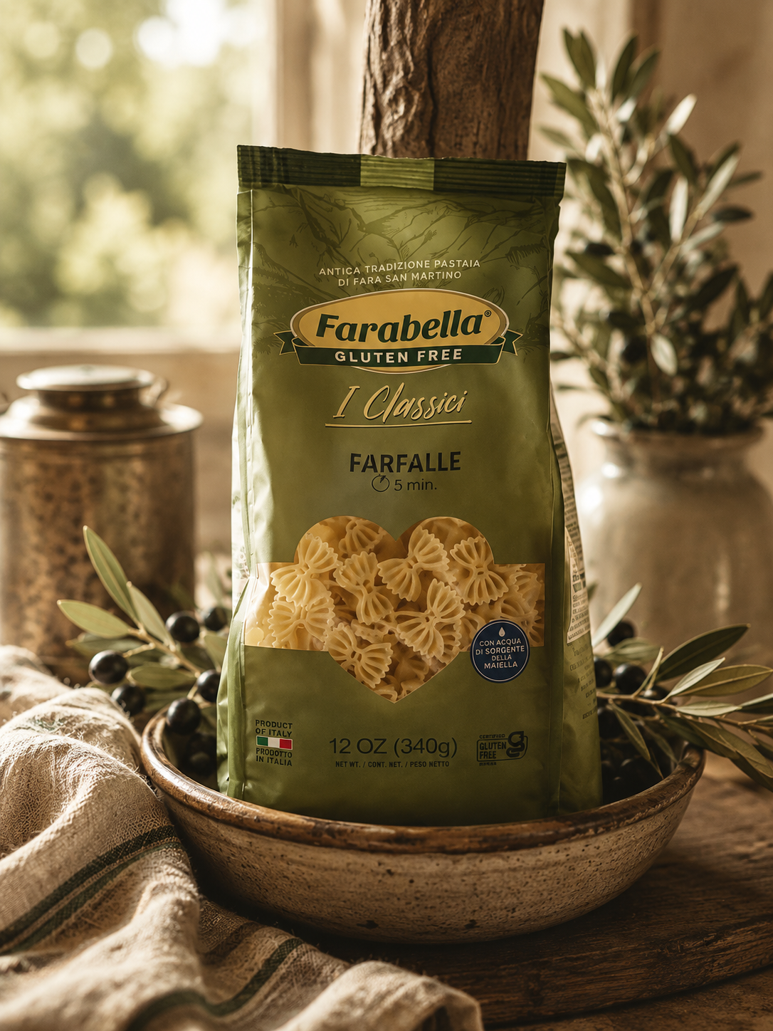 Gluten Free Farfalle