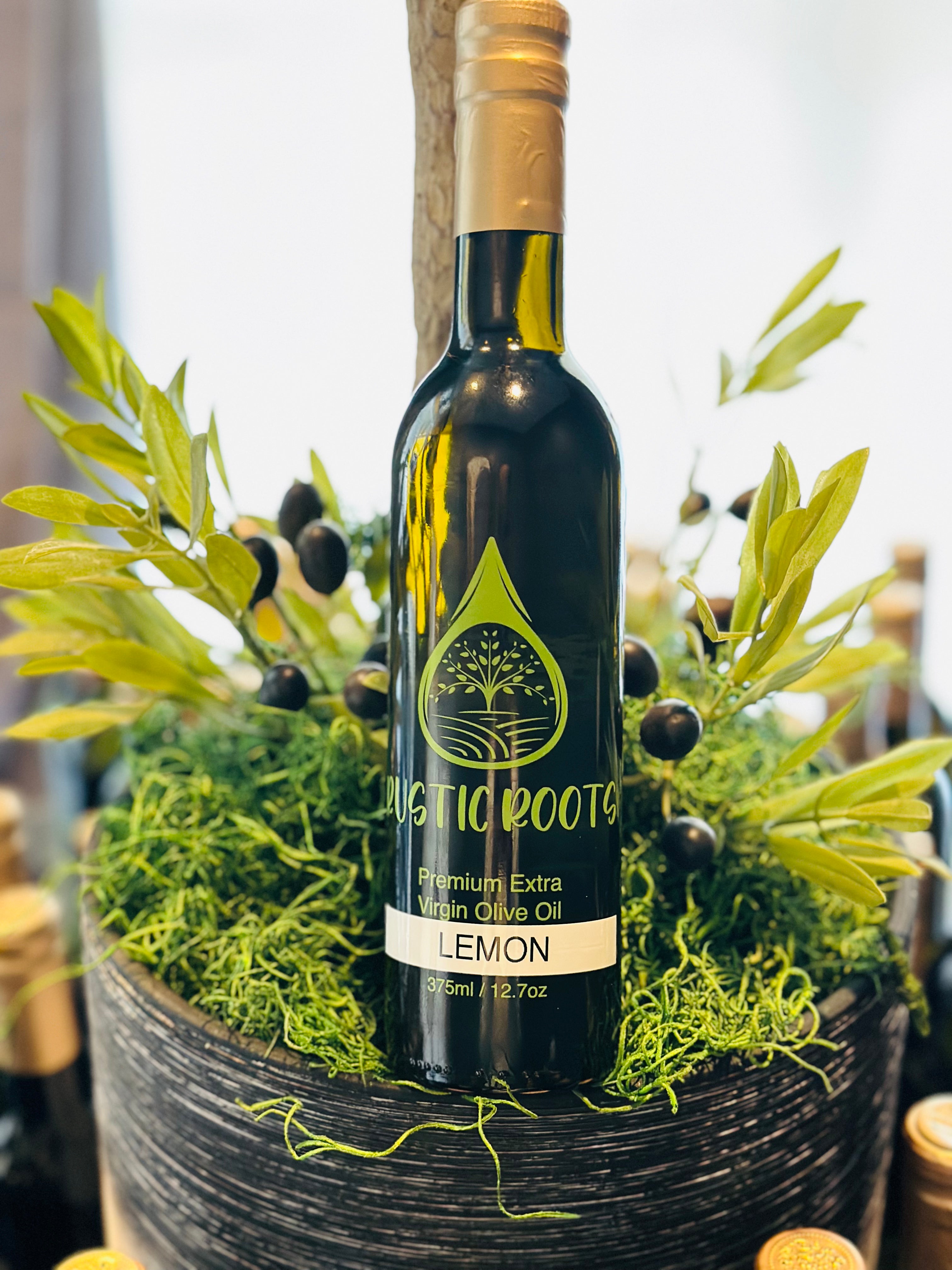 Rustic Roots Lemon Infused Olive Oil 