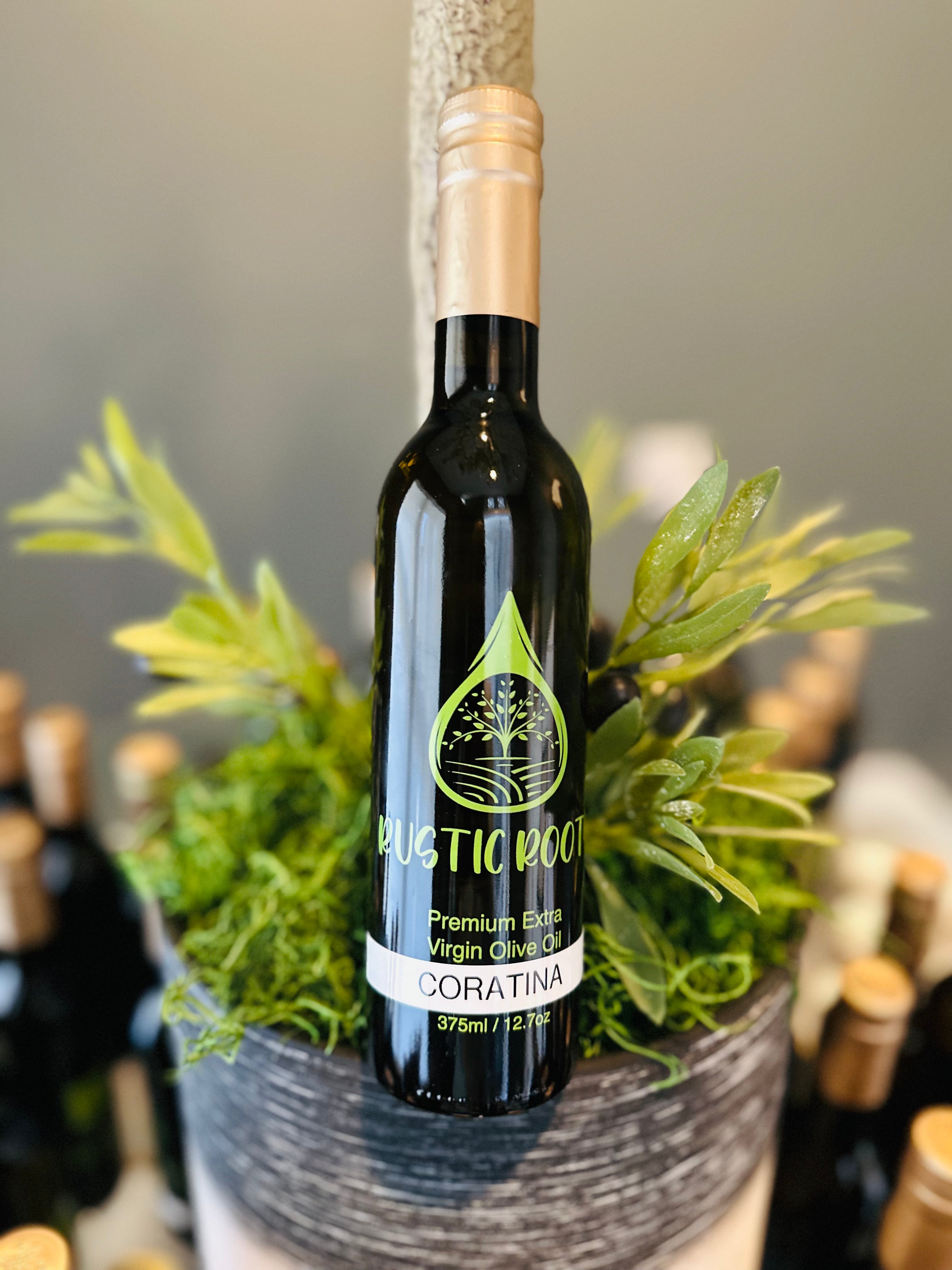 Coratina Italian Premium Extra Virgin Olive Oil from Rustic Roots 